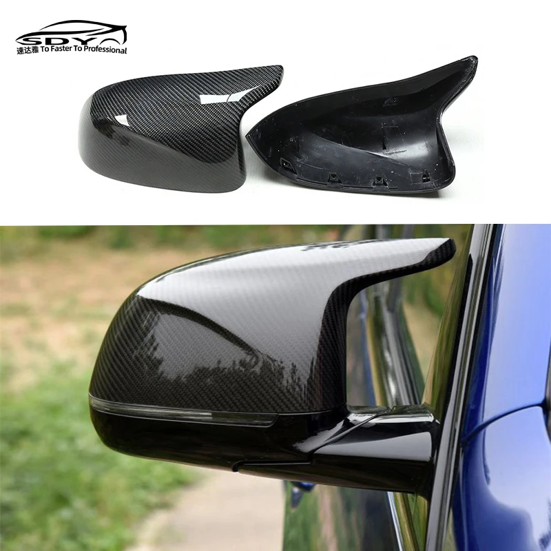 For F97 F98 Replace Installation Carbon Fiber Side Mirror Caps Mirror Cover for BMW X3M F97 X4M F98