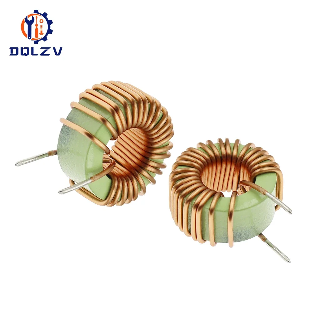 2PCS Toroid Core Inductors 10A Winding Magnetic Inductance 47uH Toroid Inductor Coil