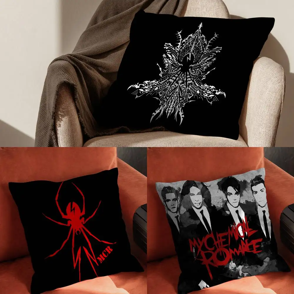 

My C-Chemical R-Romance Band Pillow Case For Car Pillows 60x60 Cushions Luxury Double Sided Cover Home And Decoratio