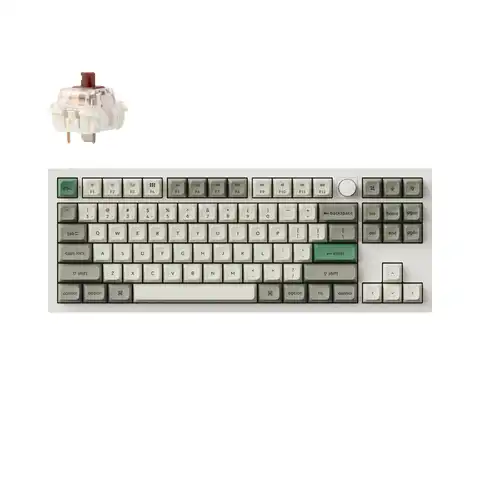 Keychron Q3 Max QMK/VIA Wireless Custom Mechanical Keyboard for Mac Windows Linux Gateron Jupiter Switch