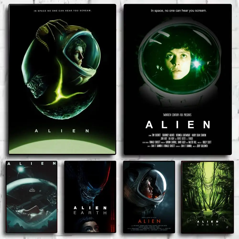 Movie A-Alien Earth Poster Modern  Wall Art Aesthetic Minimalist Bedroom Decor Cafe Home Gift