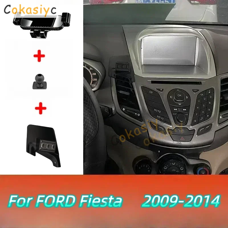 

Car Phone Holder Mobile Mount Stand For Ford Fiesta 2009-2014 Adjustable GPS Special Navigation Bracket Accessories