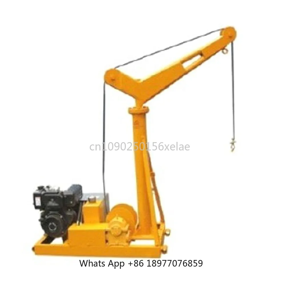 

1 Ton Marine Cargo Ship Cranes With Diesel Engine For Sale