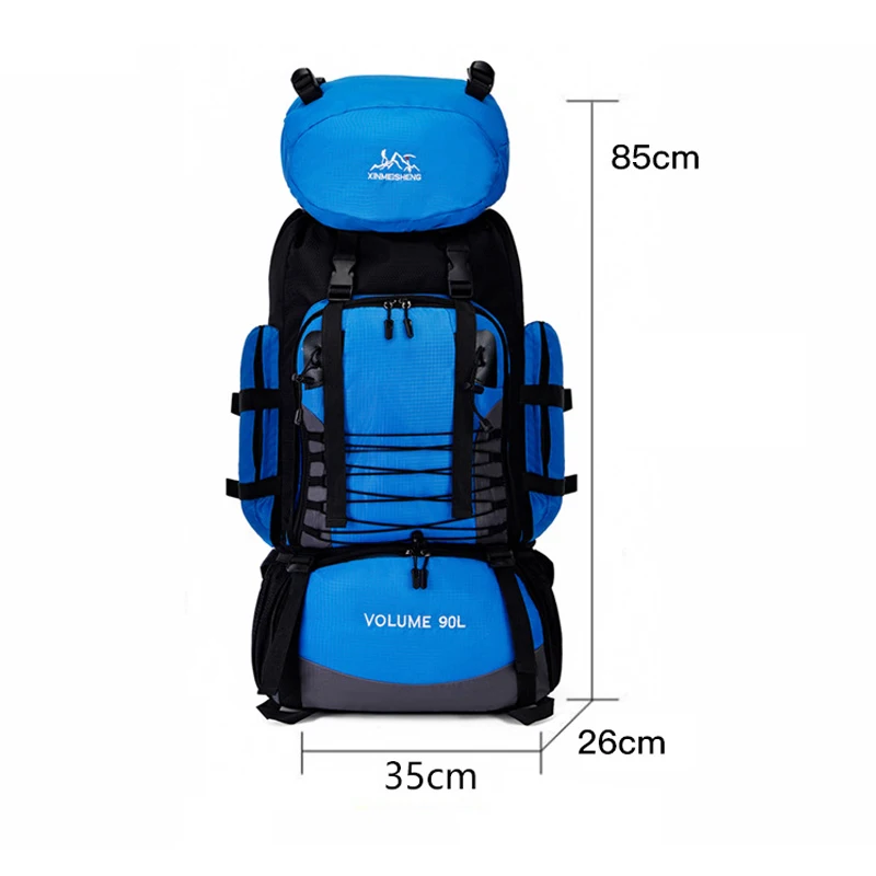2 compartment laptop backpack Travel Backpack for Men Canvas Carry on Luggage Rucksack