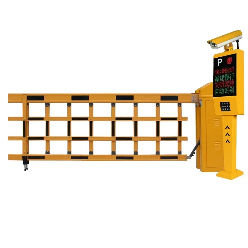 Automatic Fence License Plate Recognition System for Heavy-duty Barrier Lifting Pole