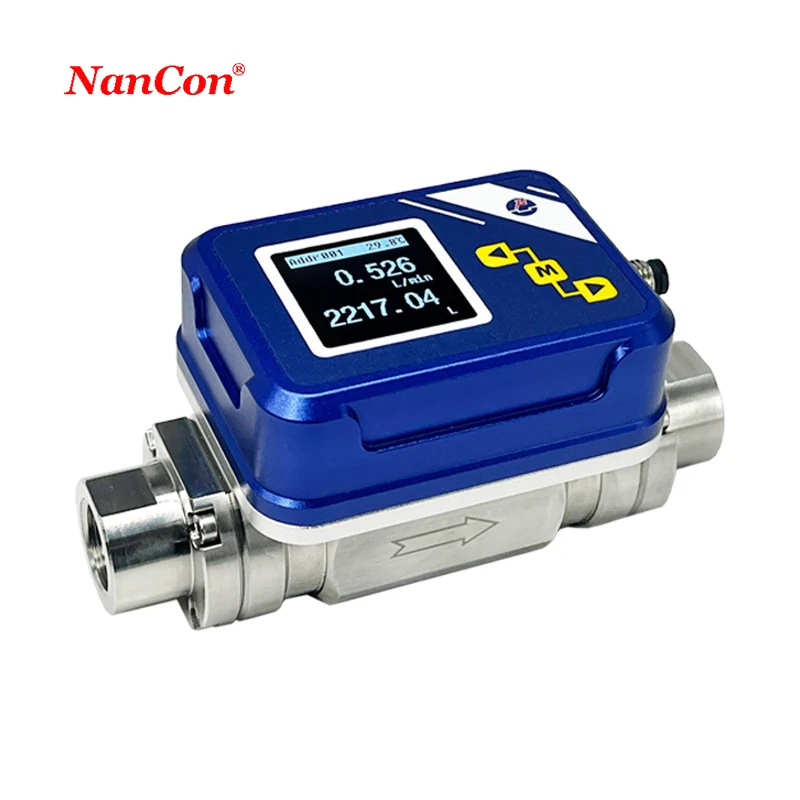 LM1109 Water Microfluidic Flow Meter Micro Liquid Flowmeter 4-20mA Output 50L/min