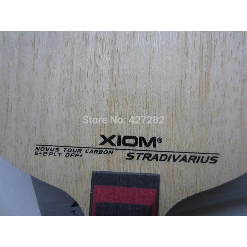 XIOM STRADIVARIUS table tennis blade 5+2 carbon ping pong blade racket hard fast attack with loop view 6