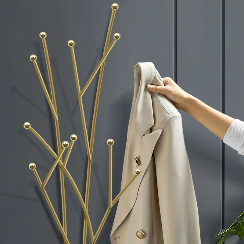 Wall Clothes Coat Racks Space Saving Organizer Minimalist Living Room Coat Racks Hanging Modern Arara