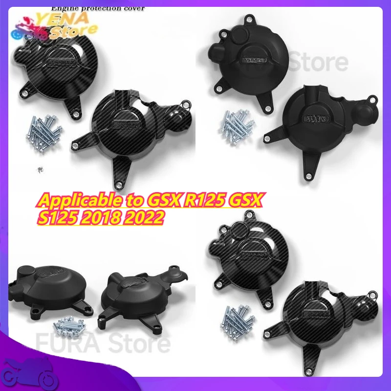 

Подходит для GSX R125 GSX S125 2018 2022, защитная крышка двигателя, модифицированная боковая крышка