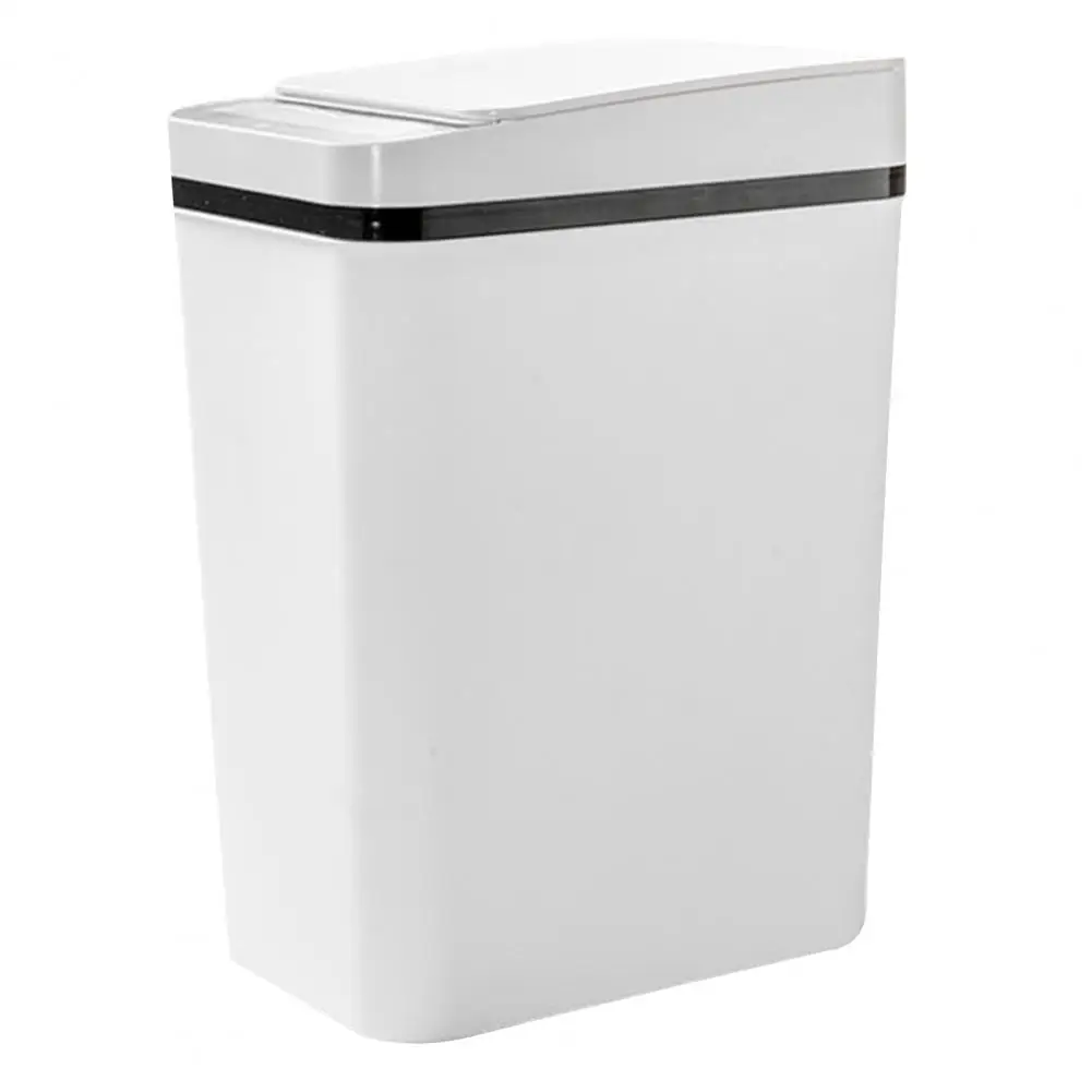 Induction Trash Can Light Touch Switch Intelligent Garbage Bin Rechargeable 3 Colors Intelligent Garbage Bin Keep Tidy