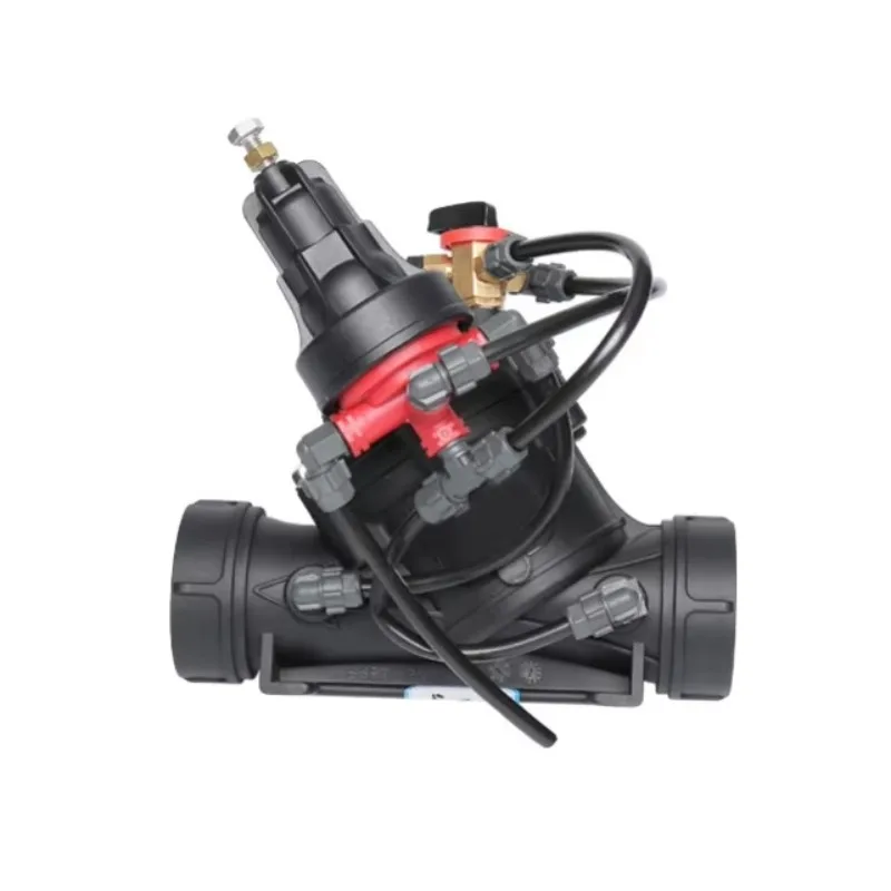 Valvola di controllo del flusso d'acqua in plastica per sistemi di irrigazione da 2025, elettrovalvola anticorrosiva durevole da 12 V