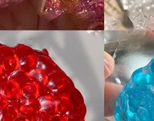 الإبداعية انفجار الخرز اليدوية الكرة الإجهاد تخفيف اللعب انتعاش بطيء لعبة تململ لعبة الأطفال الضغط اللعب #1