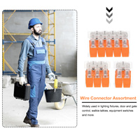 75Pcs Wire Connector Assortment Pack Transparent Cover Good Insulation Performance Electrical Wires Lever Wire Connector