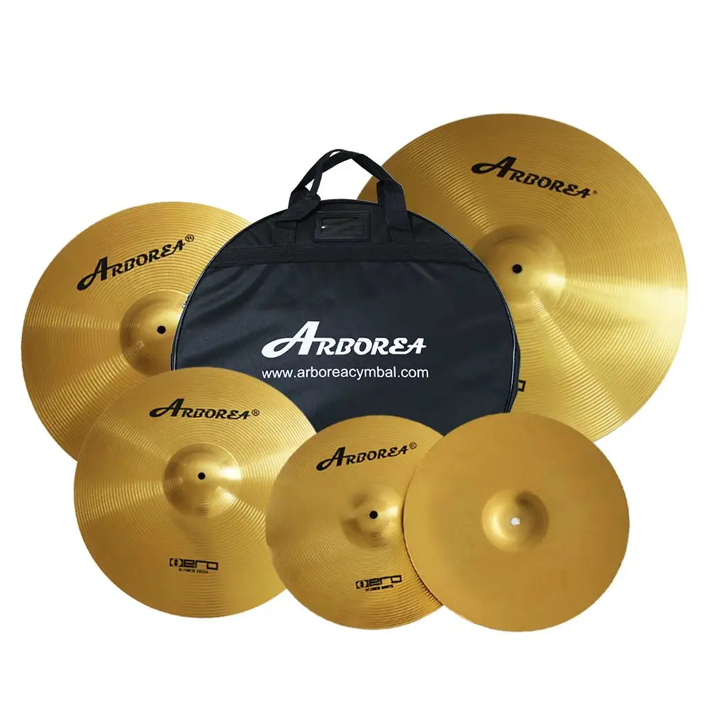 Classic Drum Set Used Practice Cymbals Set 14 16 18 20 5Pcs