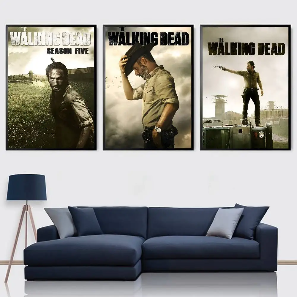 برنامج تلفزيوني W-Walking Dead ملصق الفيلم عالي الجودة للنوم وغرفة المعيشة جمالي لتزيين الحائط ملصقات هدية