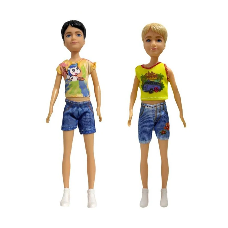 Familien-Set 7-Zoll-Puppen Teenager-Spielzeug Bruder Schwester Vater Spiel Männliche Puppen Bestes Geburtstagsgeschenk DIY-Spielzeug