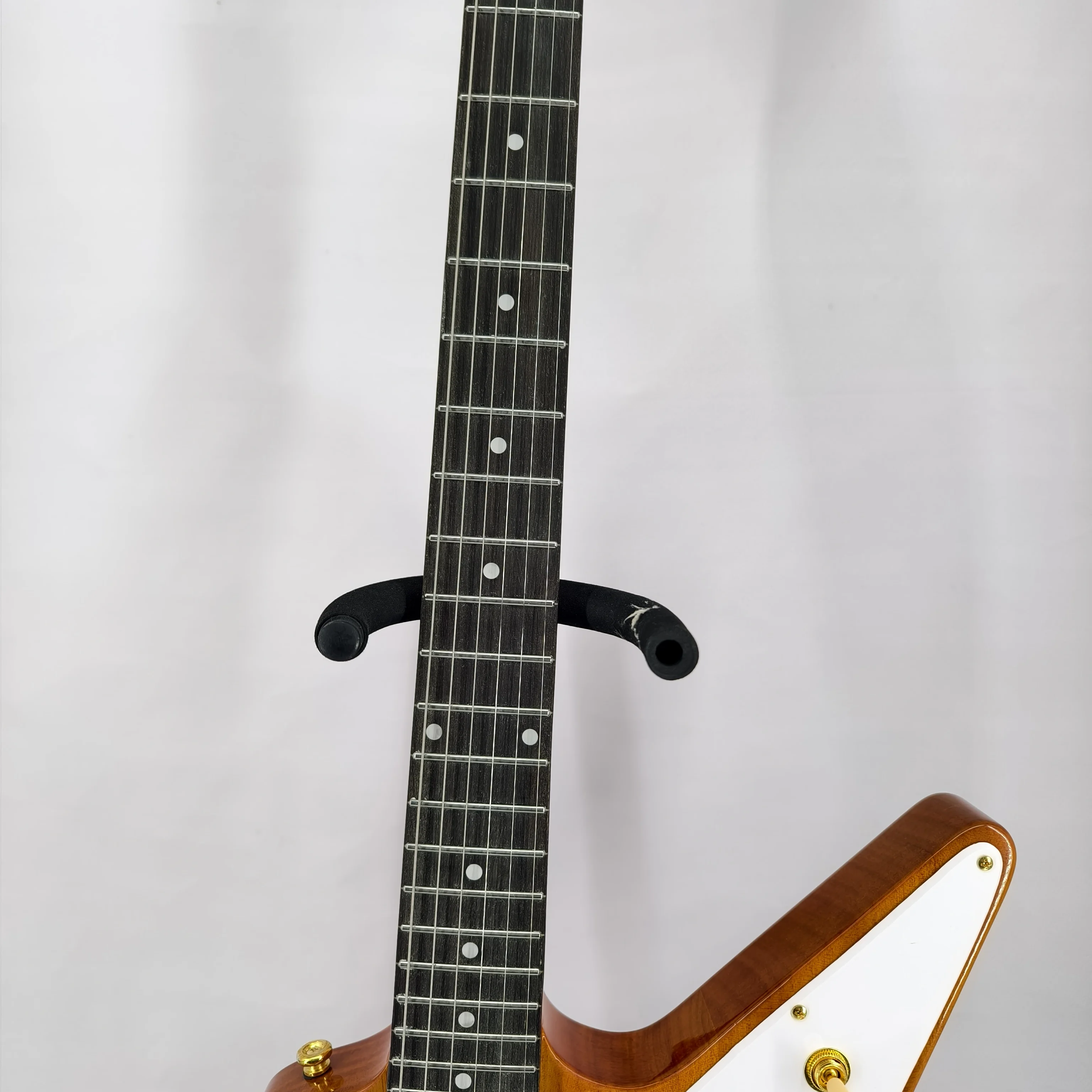 Natural Mahogany 70s Guitar HH Vintage Humbuckers for Warm Classic Rock Ready to Play  Free Shipping view 4