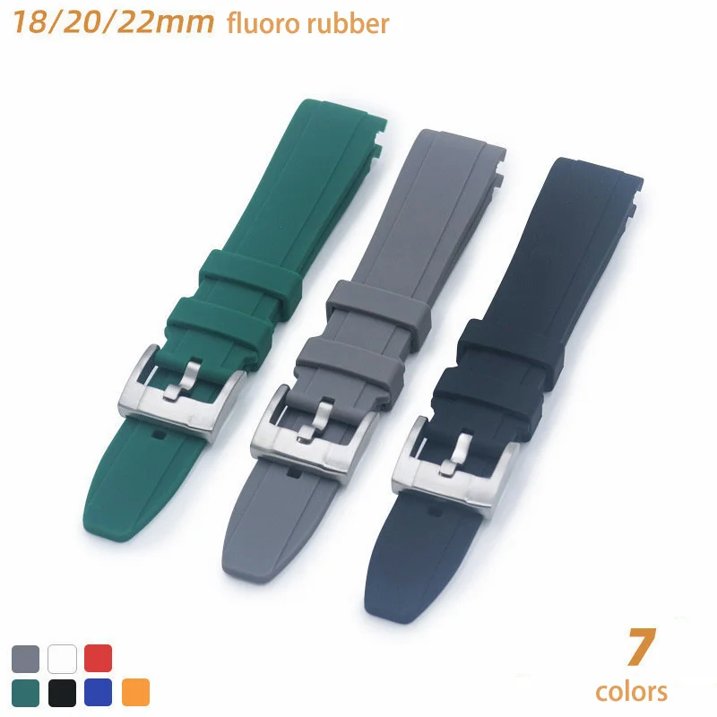 

Силиконовый ремешок с интерфейсом uhgbsd Arc, совместимый с часами tissot // turdo/seiko Smart Arc из флюоровой резины 18/20/22 мм