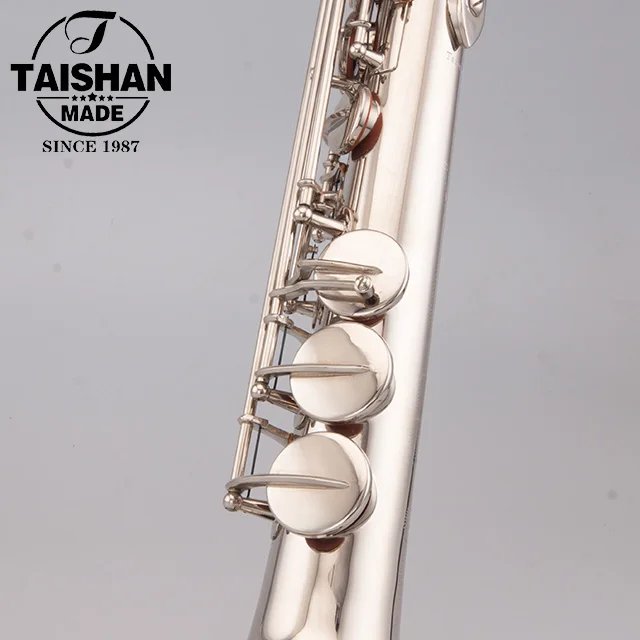 Professional TSSS-650E Nickel Plated Soprano Saxophone Brass Bakelite Construction Hand Engraved Woodwind Instrument Sale