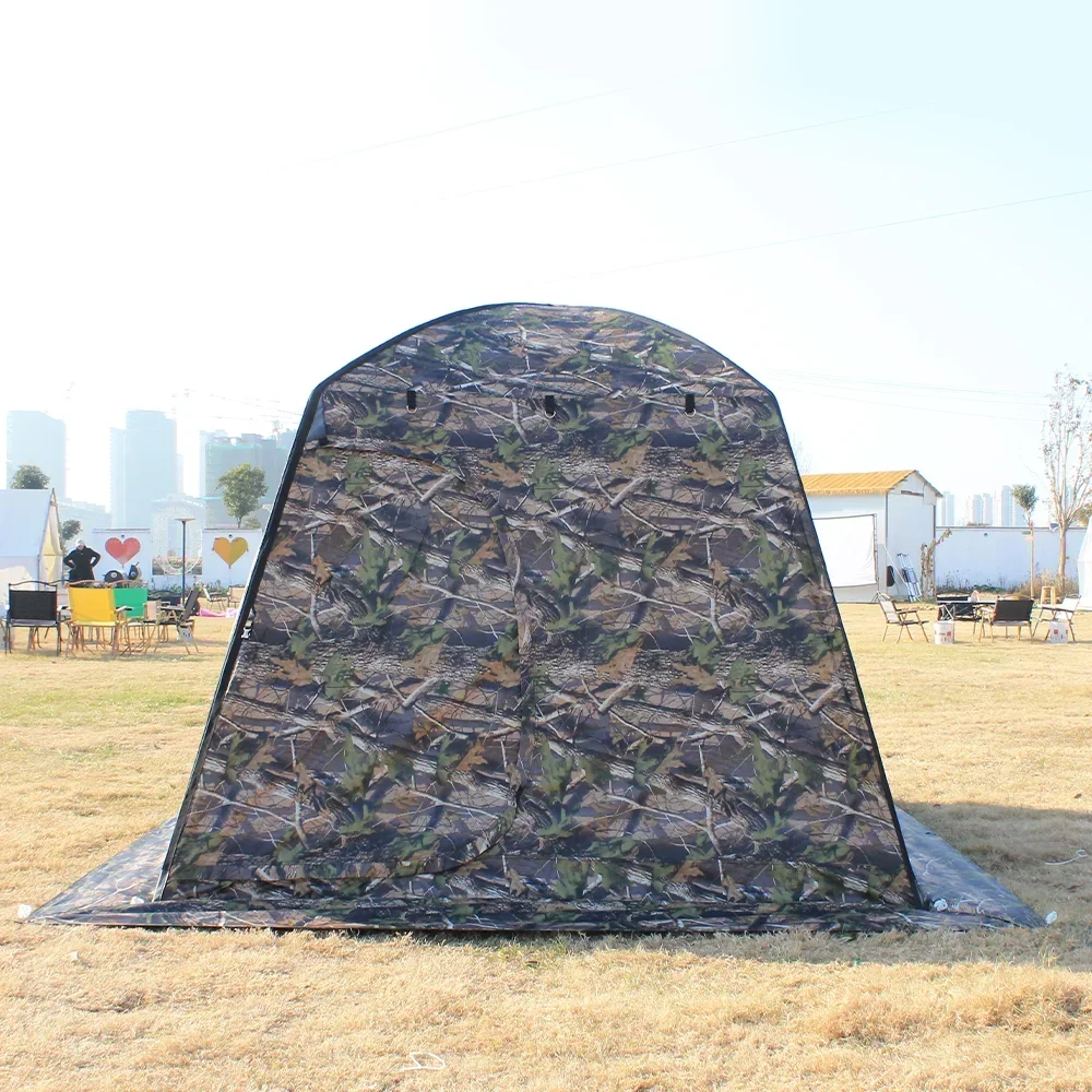 Super Sauna Tent : 4-5 Person Insulated Waterproof Non-Pop-up Camouflage Oxford for All-Season Outdoor Retreats