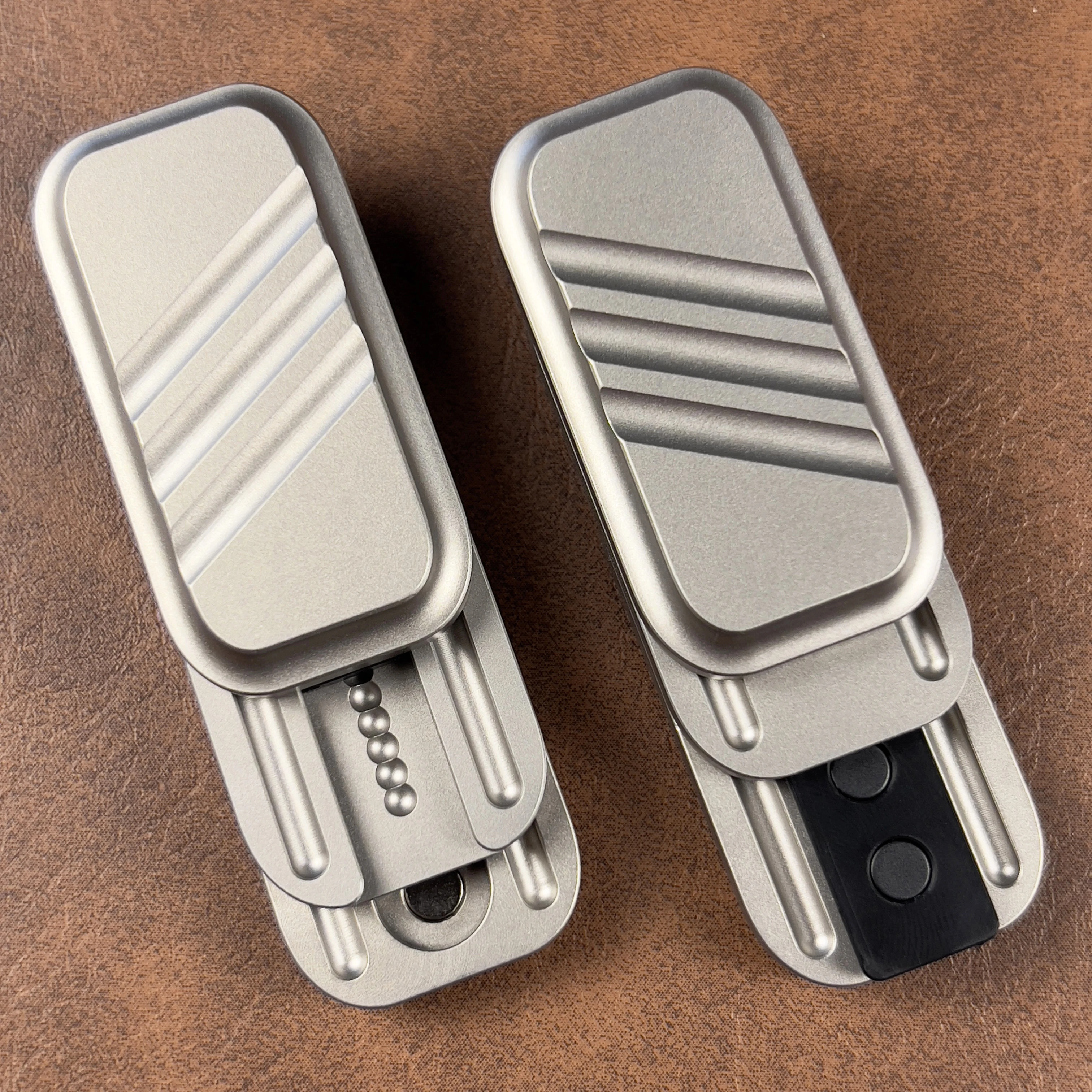 Liga de titânio tc4 li yi açúcar edc brinquedo de compressão mecânica magnética camada intermediária confortável sensação de mão elástica