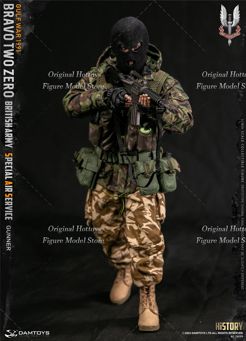 DAMTOYS 78099 1/6 Scale Male Soldier B20 British Army Special Air Service Gunner Full Set 12-inches Action Figure Model Gifts