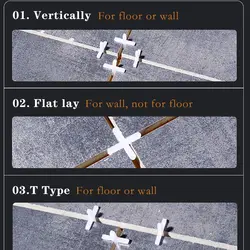 Entretoise et localisateur de gouttes de carreaux, 100, 5/1/1, 5/3mm, outil croisé, mur, sol, système de construction, 2/2 pièces