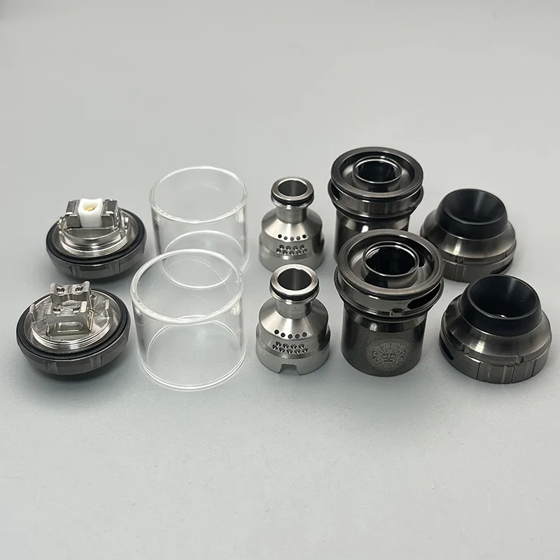 Zeus X RTA Zeus x Mesh RTA Tank 3,5/4,5ml Diâmetro 25mm Ni80 bobina dupla com deck de malha Atomizador reconstruível