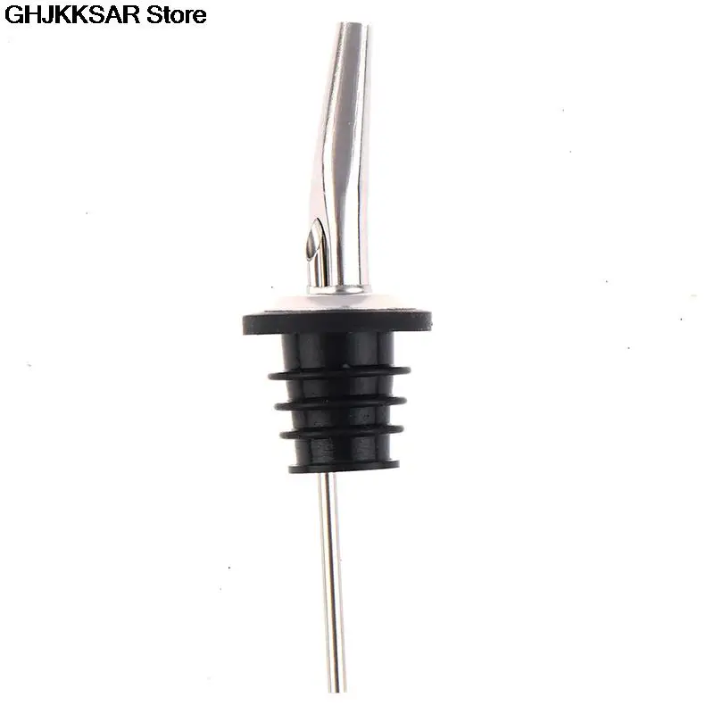 Stainless Steel Whisky Liquor Oil Wine Bottle Pourer Cap Spout Stopper Mouth Dispenser Bartender Kitchen Tools Bar Accessories