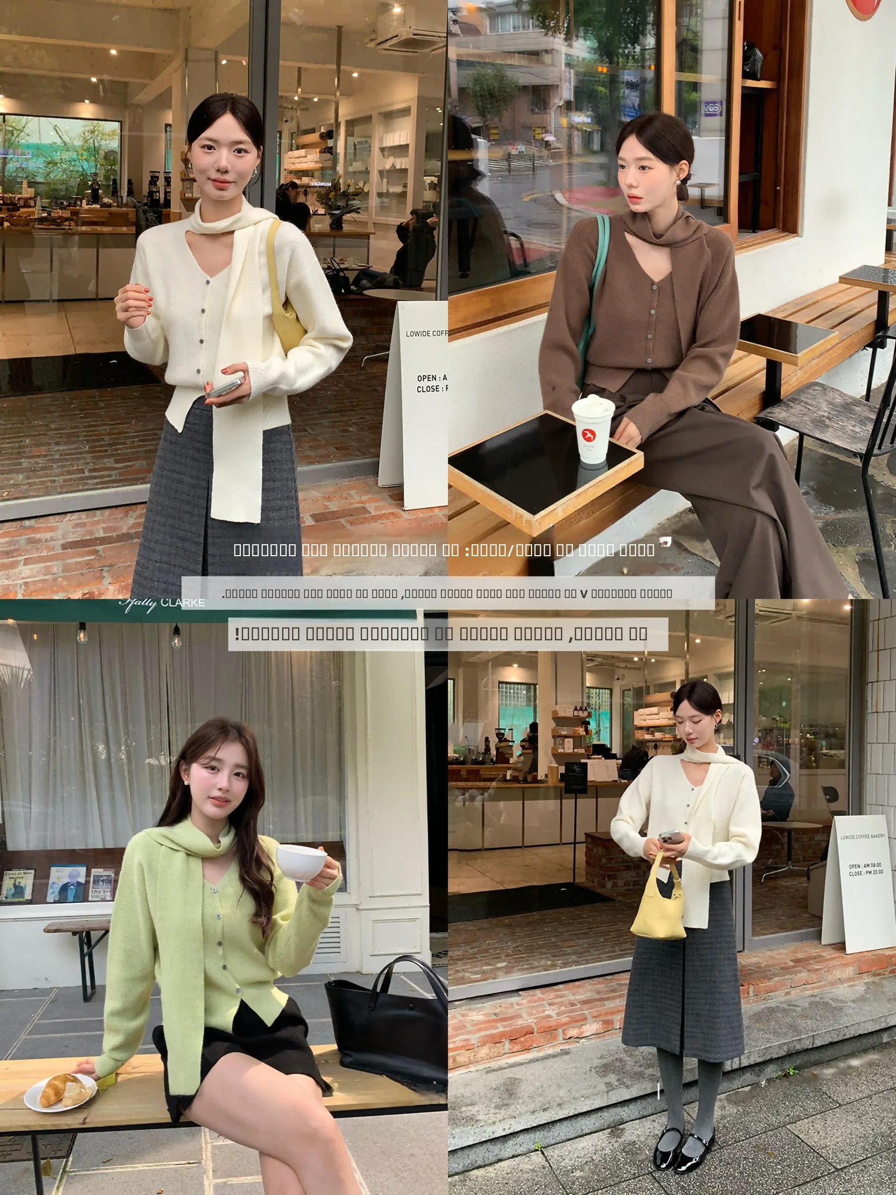 

Женский свитер Ele с V-образным вырезом и цветочным узором Sa для поездок на работу, мягкий трикотаж из смеси полиэстера Long Sve