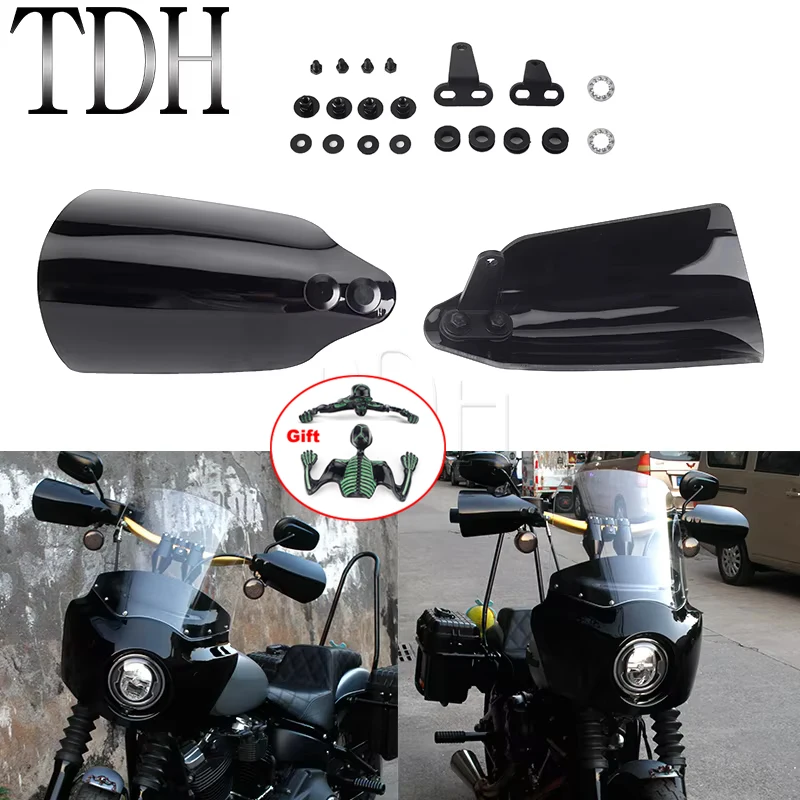 Motorcycle Hand Guard Handguard Handle Shields For Harley Sportster Dyna Touring Softail Heritage FLST FLSTN FLSTS  FLSTC FXSTC