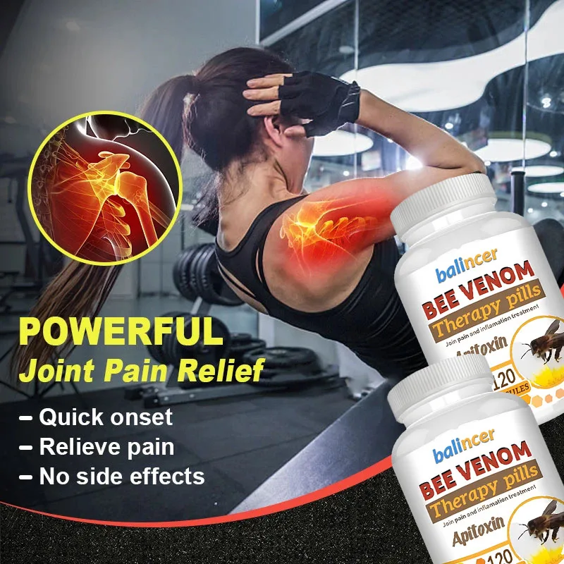 Natural Bee Venom Extract - Helps with Arthritis Relief, Anti-Inflammation - Joint Support Supplement