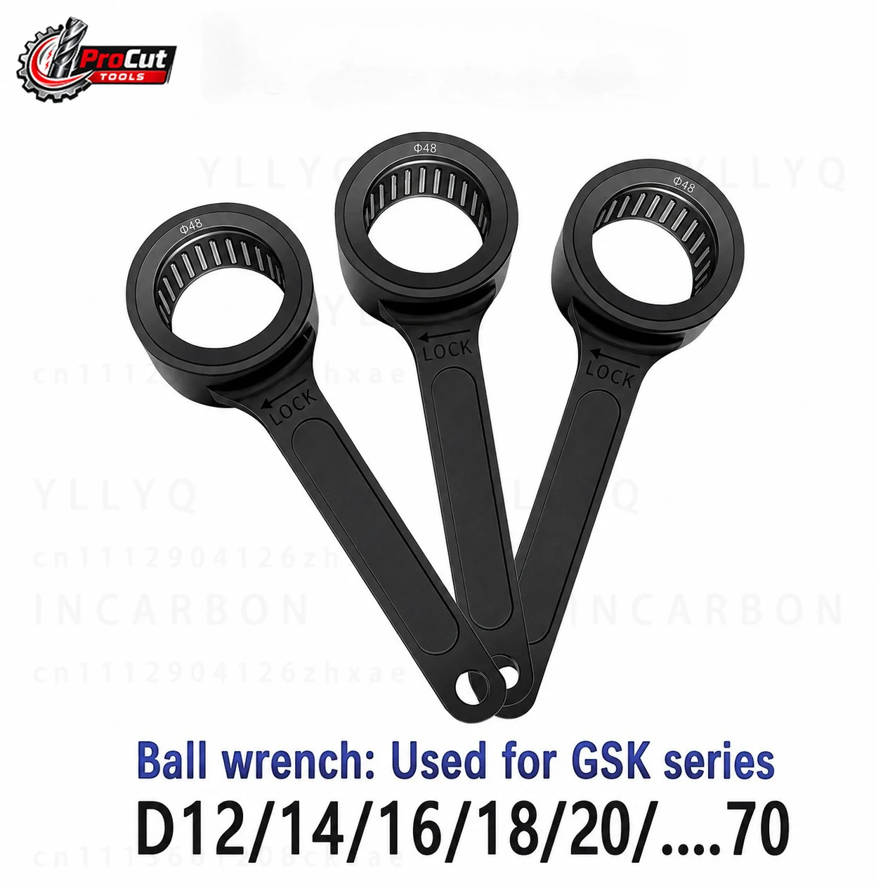 CNC Spanner For GSK SK BT30 BT40, D12 D14 D16 D27 D27.5 D40 SK06 SK10 SK13 SK16 SK20 SK25 GSK10 Lock Nut Tool Holder