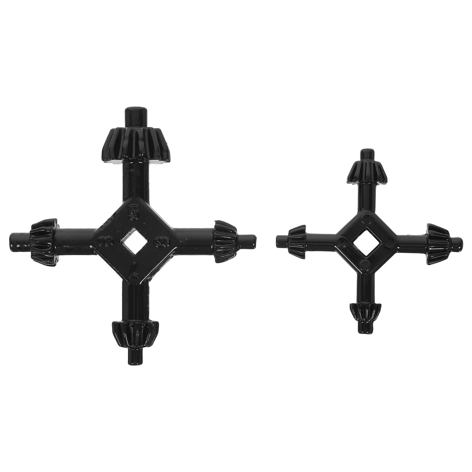 

2Pcs Universal Drill Chuck Wrench 4in1 Multi Function Precision Engineering Durable Steel Ergonomic Design Quick Accessory