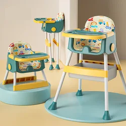 Silla de comedor portátil plegable para bebés de 1 a 3 años, silla de aprendizaje para niños, mesa de comedor multifuncional para niños