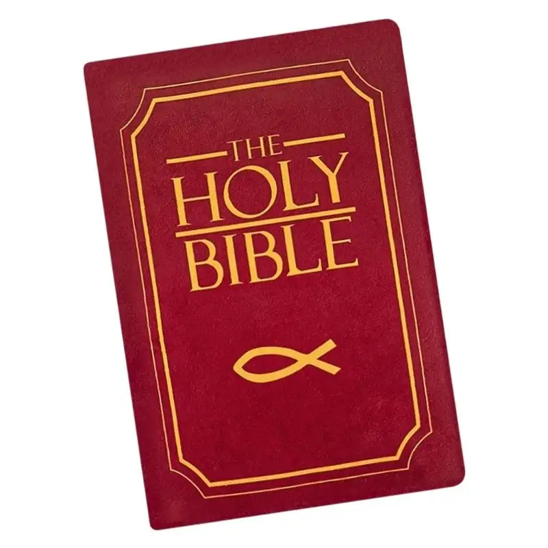 E8BD Scripture Book Pillow Faith Base Toy Stress Relief Religious Home Decors