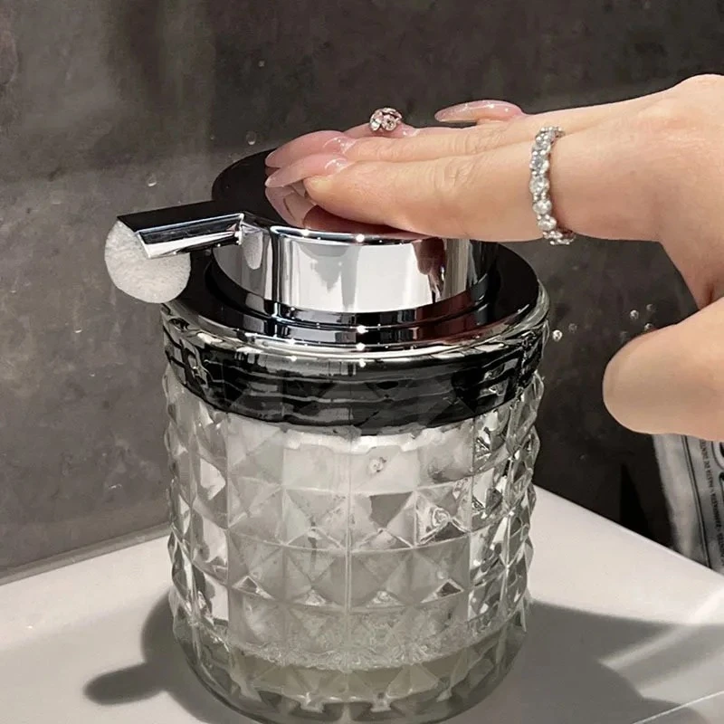 Glass Lotion Bottle Bathroom Soap Bottle Sparkling Bottle Hand Sanitizer Bottles Shampoo Bottles Household Bathroom Accessories