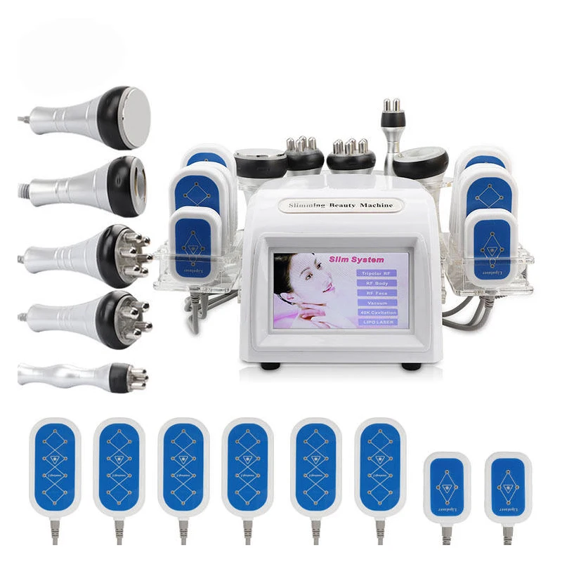 

Ultrasonic Anti Wrinkle Skin Rejuvenation 40K Cavitation Fat Reduction Machine 6 In 1 Lipolaser RF Weight Loss Lift For Home Use