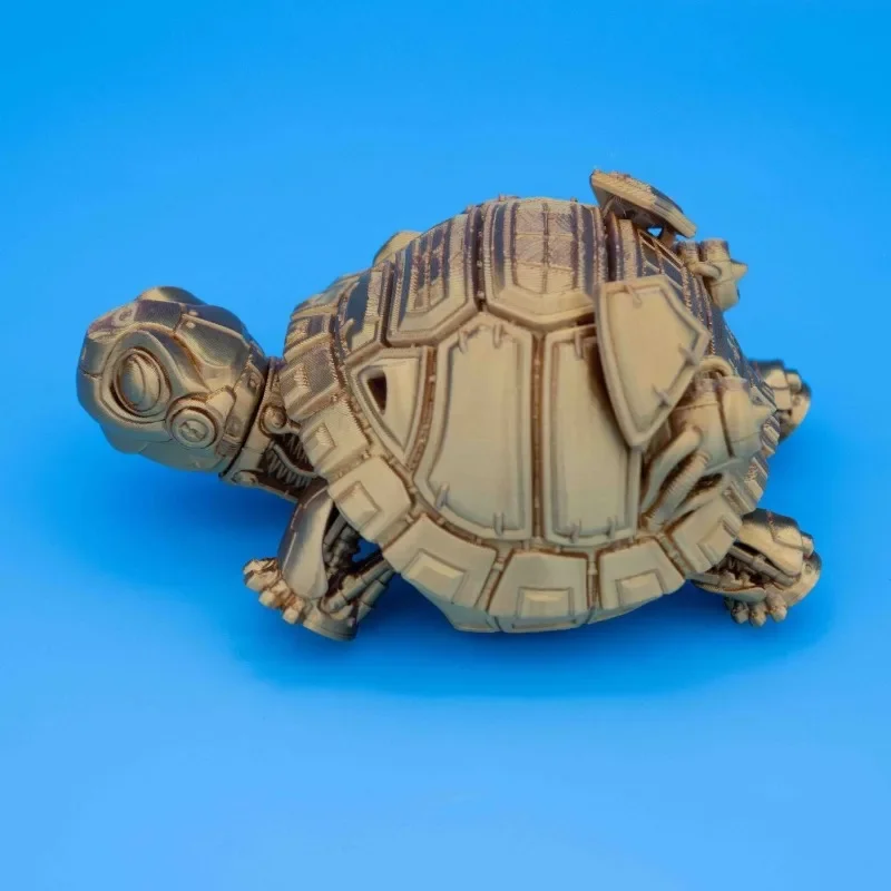 

3d Print Model Limbs Can Shrink Shell Small Mechanical Turtle Model Desktop Ornaments Decorations