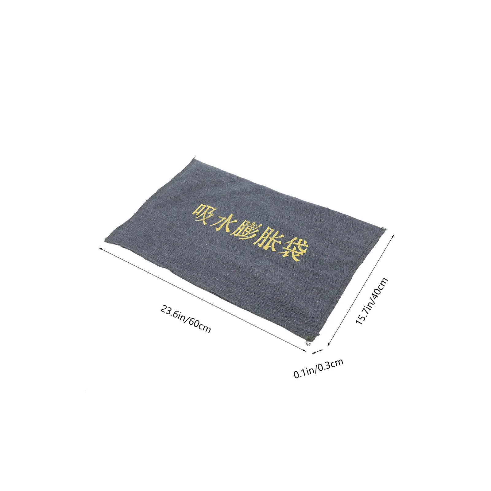 2Pcs Reusable Sand Bags for Flooding Water Activated Flood Barriers Heavy Duty Canvas Protection for Home Basement Driveway