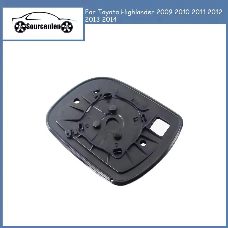 

Новое зеркальное полотно бокового зеркала с подогревом для Toyota Highlander 2009-2014