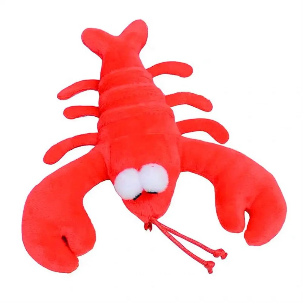 Schoolbag Decoration Pendant Prop Red Lobster Stuffed Animal Crayfish Plush Toy Keychains Keyring Stuffed Keychain Bag Pendant