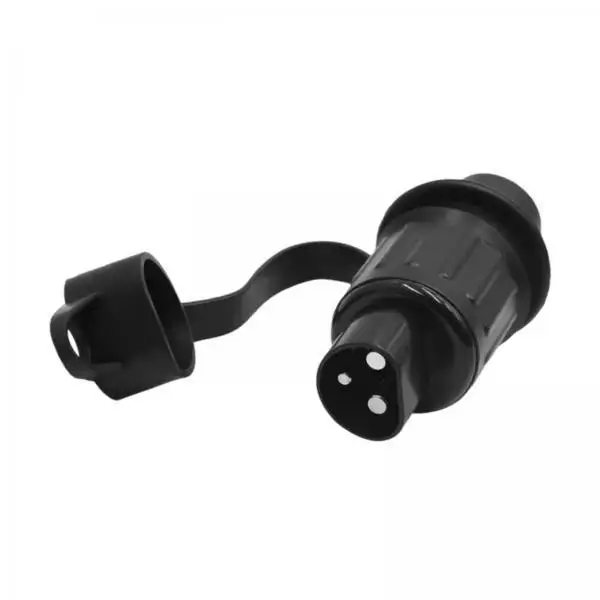 Compact 3 Pin Trailer Plug Set Waterproof Durable PVC Wiring Harness Connector for Truck Towing Applications