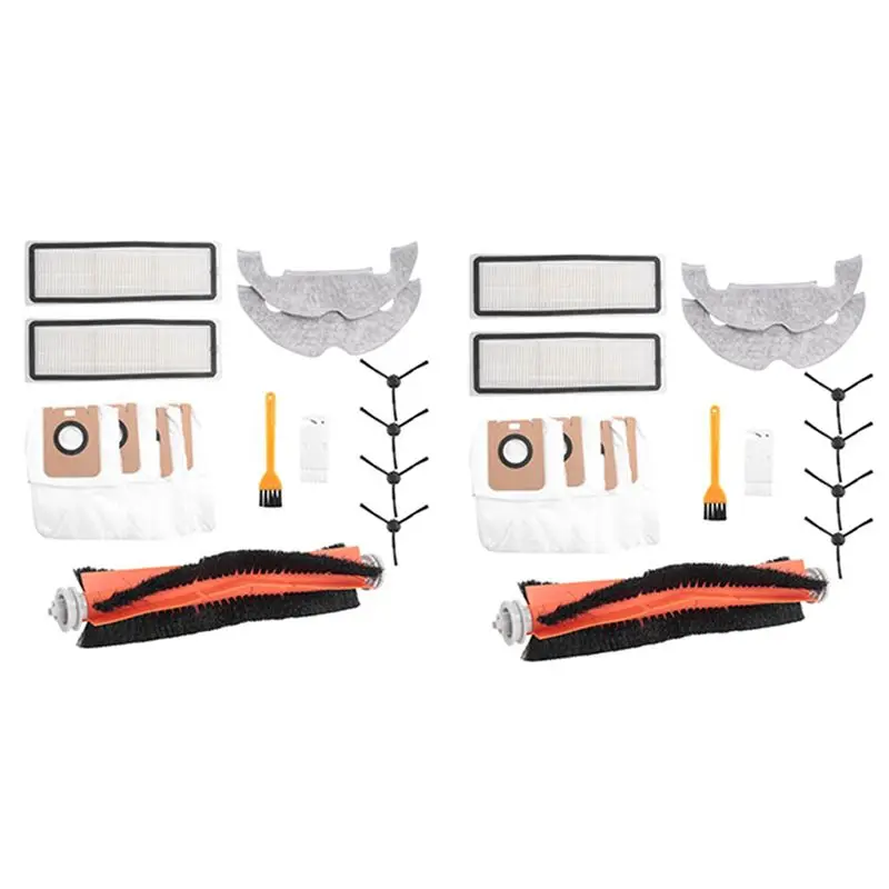 

ABJI-2X For Dream BOT Z10 Pro L10 Plus Vacuum Cleaner Main Brush Filter Side Brush Mop Cloth Dust Bag Accessories Replacement