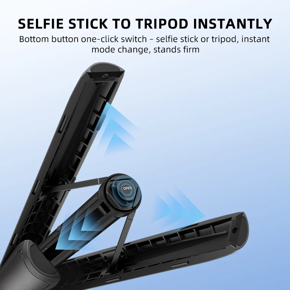 Flymile Stativ für Insta360 X6/X5/Ace Pro 2 Kamera Schnellwechselhalterung Stativ Selfie-Stick 140CM Verstellbarer Ausziehbarer Stab – Detail 12