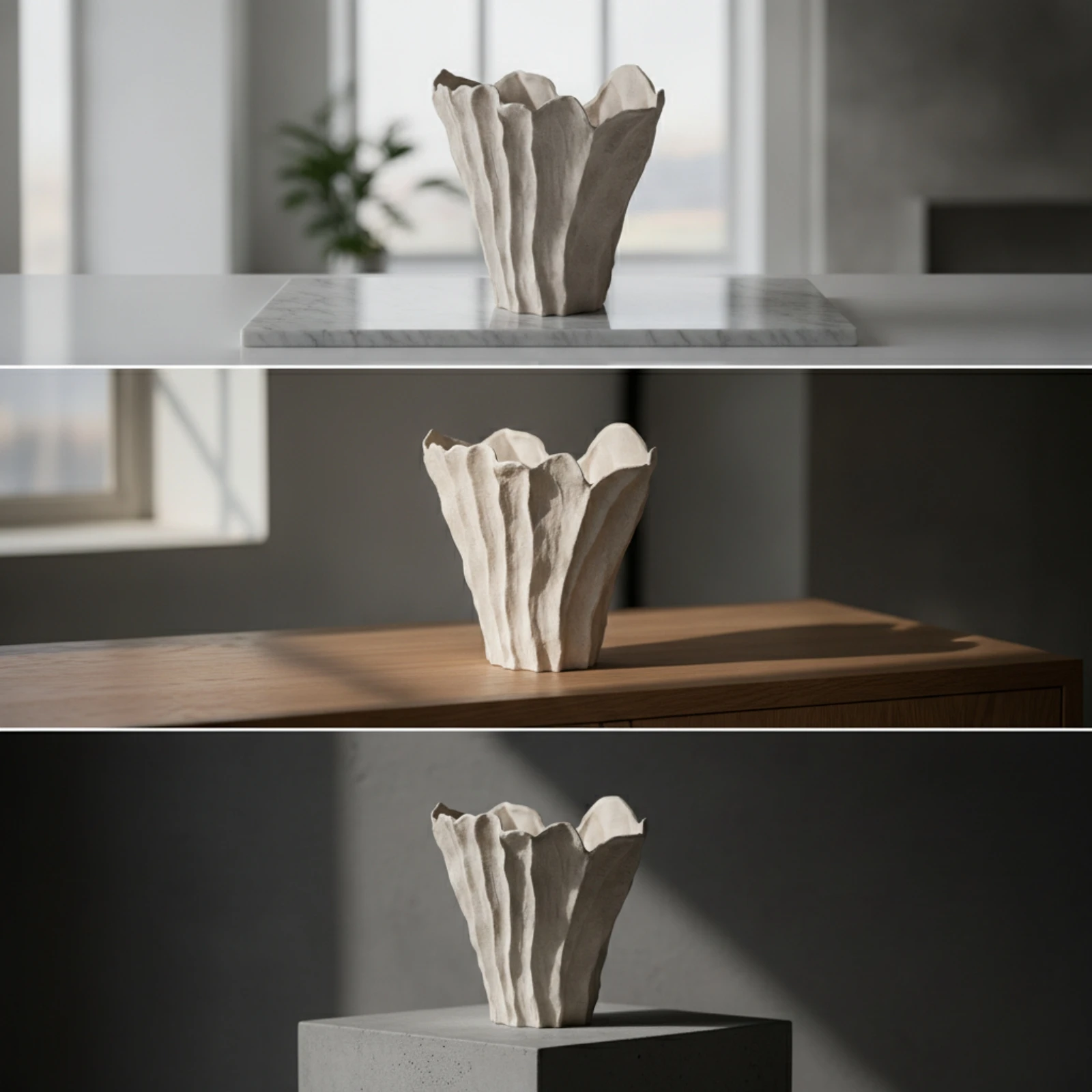 Ceramic Vase Organic Sculptura - Interior Design Organic Modern 评论和价格