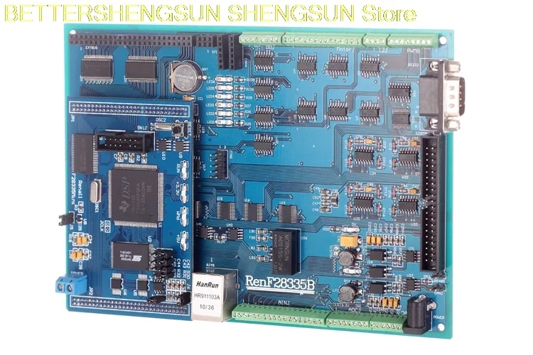 DSP  board, TMS320F28335  board, industrial quality, external expansion Ethernet port