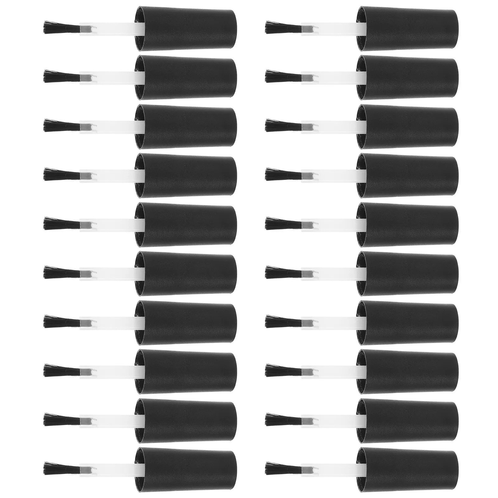 

20 шт. пустых колпачков для кистей для лака для ногтей, для многоразового использования с жидким гелем, прочный пластик, равномерное нанесение, профессиональные результаты