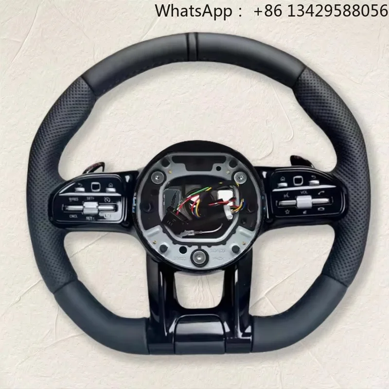 Sports Style Car Accessories Carbon Fiber Steering Wheel for Mercedes-Benz S-Class W204 W212 W207 X204 X164 W463 C63 SLK GLK
