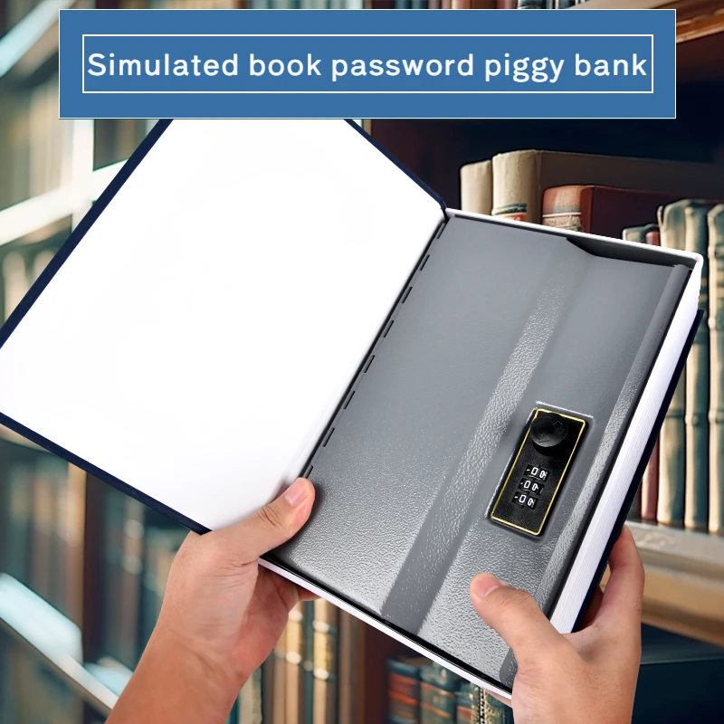 

Dictionary Mini Book Safe Portable Key Lockbox Money Hidden Storage Safe Box Valuables Coin Storage Jewellery Lock Box Organizer